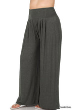 Load image into Gallery viewer, High Waisted Wide Leg Pants - Charcoal Grey
