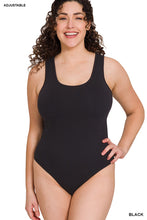 Load image into Gallery viewer, Cotton Racerback Tank Bodysuit
